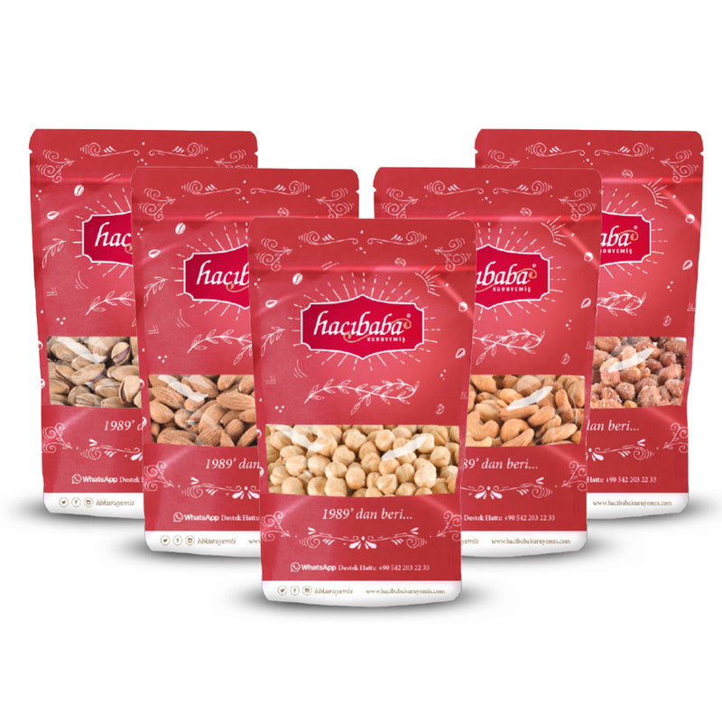 Kuruyemix - 5 Karışık Kuruyemiş - Kampanya Paketi